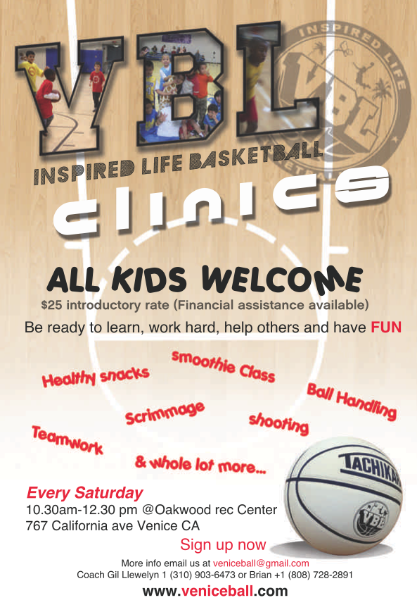 VBL – Inspired Life Basketball Clinics are BACK