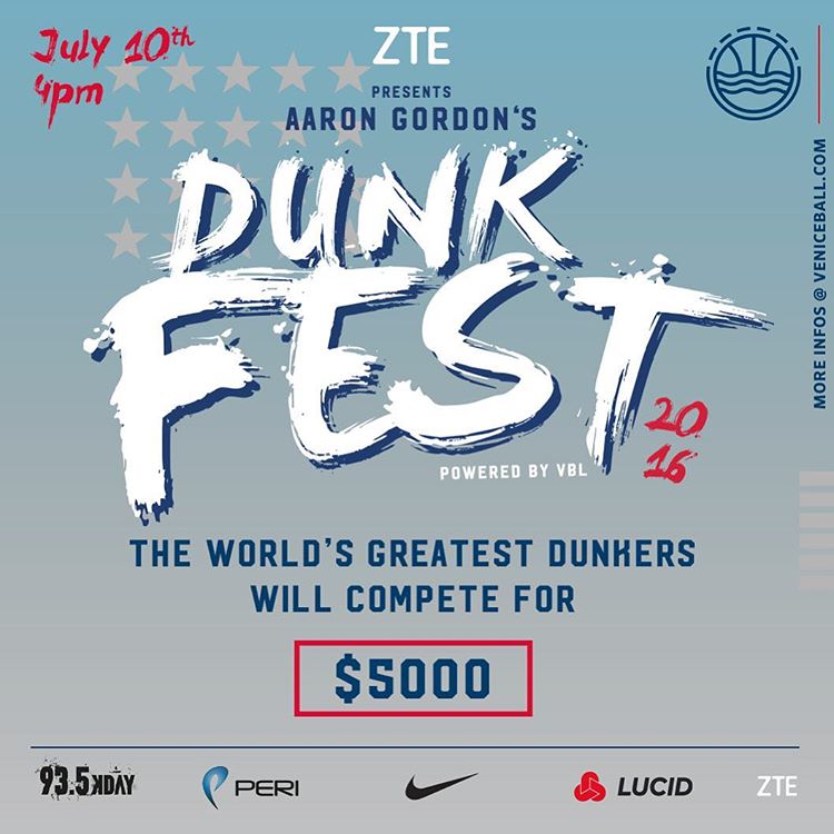 AG DUNKFEST  SCHEDULE – SIGNUPS + VIP PACKAGE & PRESS RELEASE
