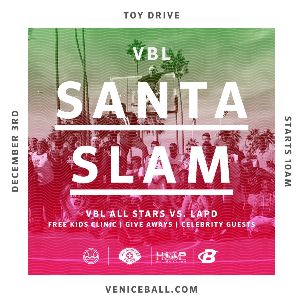 VBL Santa Slam – Toy Drive 2017