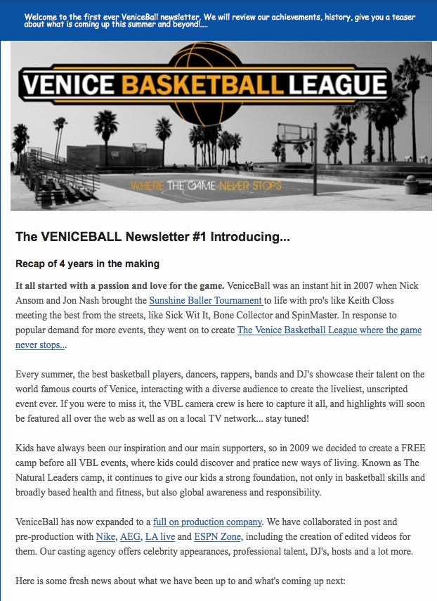 What is VENICEBALL!?