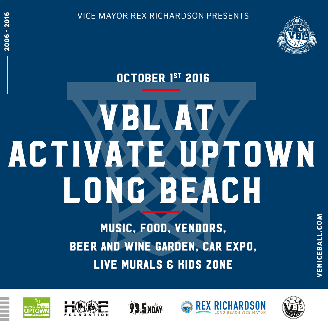 Oct 1st Activate Uptown in Long Beach – Kids Clinic – All star Dunk contest – Hip Hop festival – FREE for all