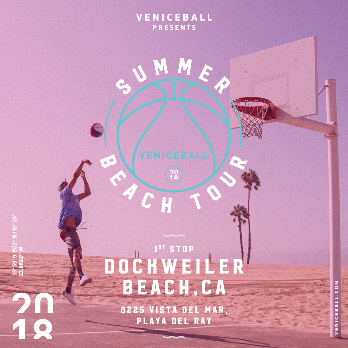 Veniceball Beach summer tour kicks off @ Dockweilwer Beach 6/14