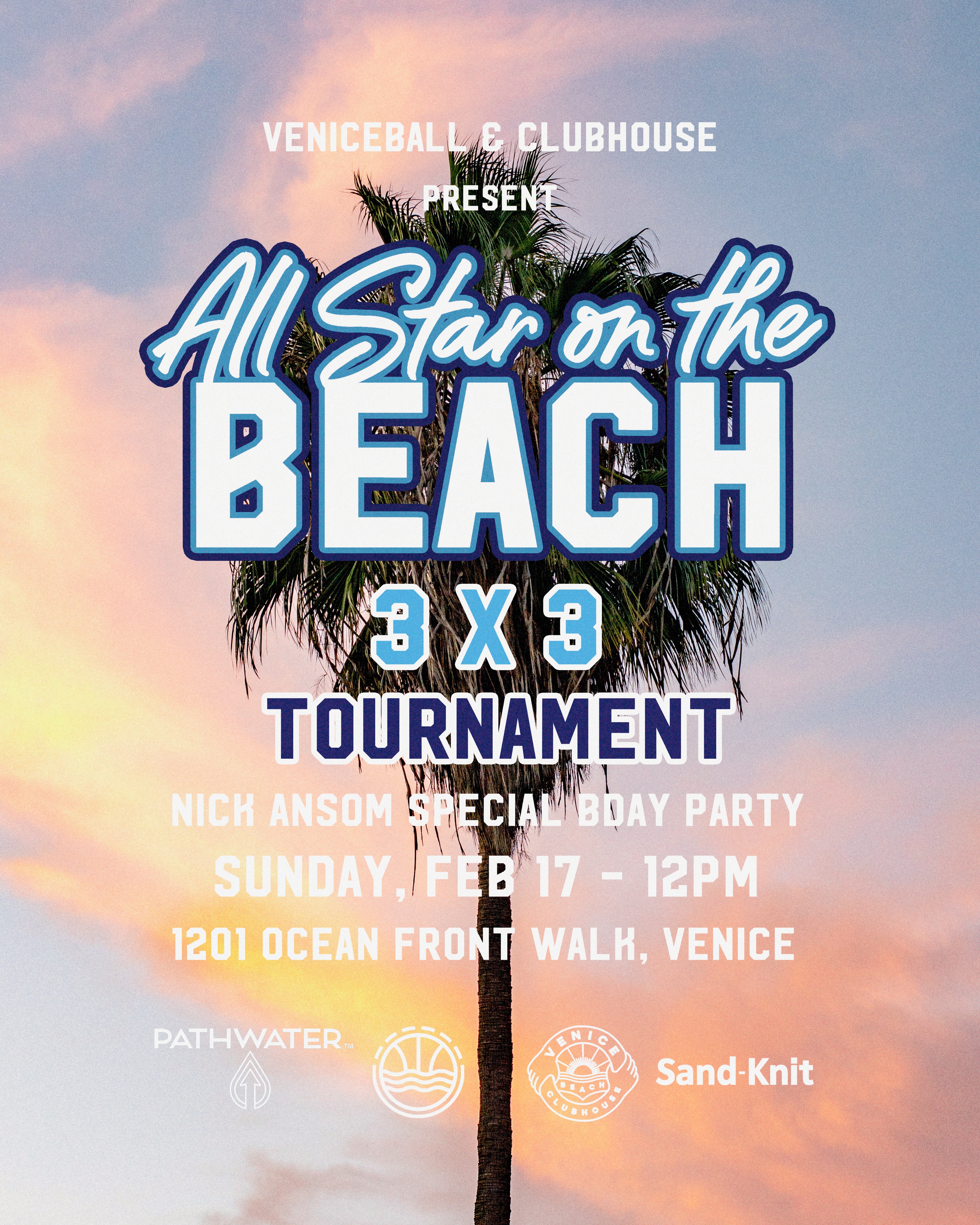 All Star on the Beach this Sunday